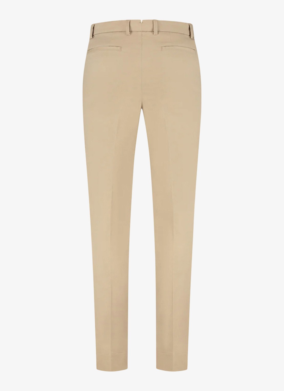 Aurélien Metropolitan straight fit pantalon met steekzakken - detail 3 dark beige-251