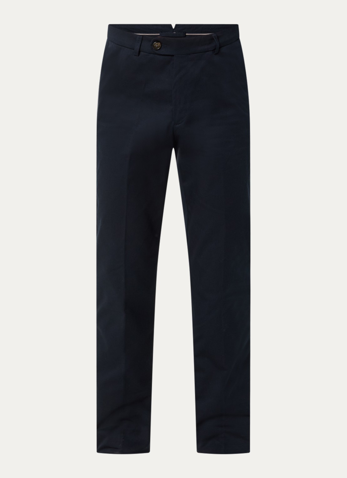 Aurélien Metropolitan straight fit pantalon met steekzakken - voorkant 9 navy-410