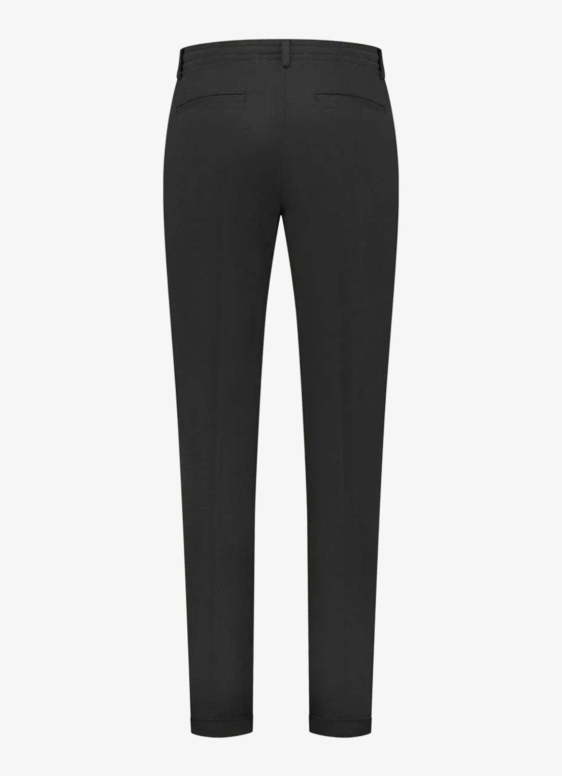 Aurélien Regular fit pantalon met steekzakken - detail 4 black-1