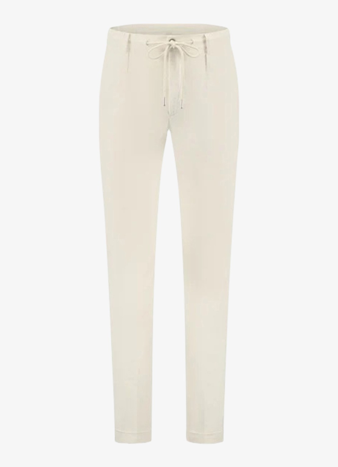Aurélien Regular fit pantalon met steekzakken - voorkant 10 dark beige-251