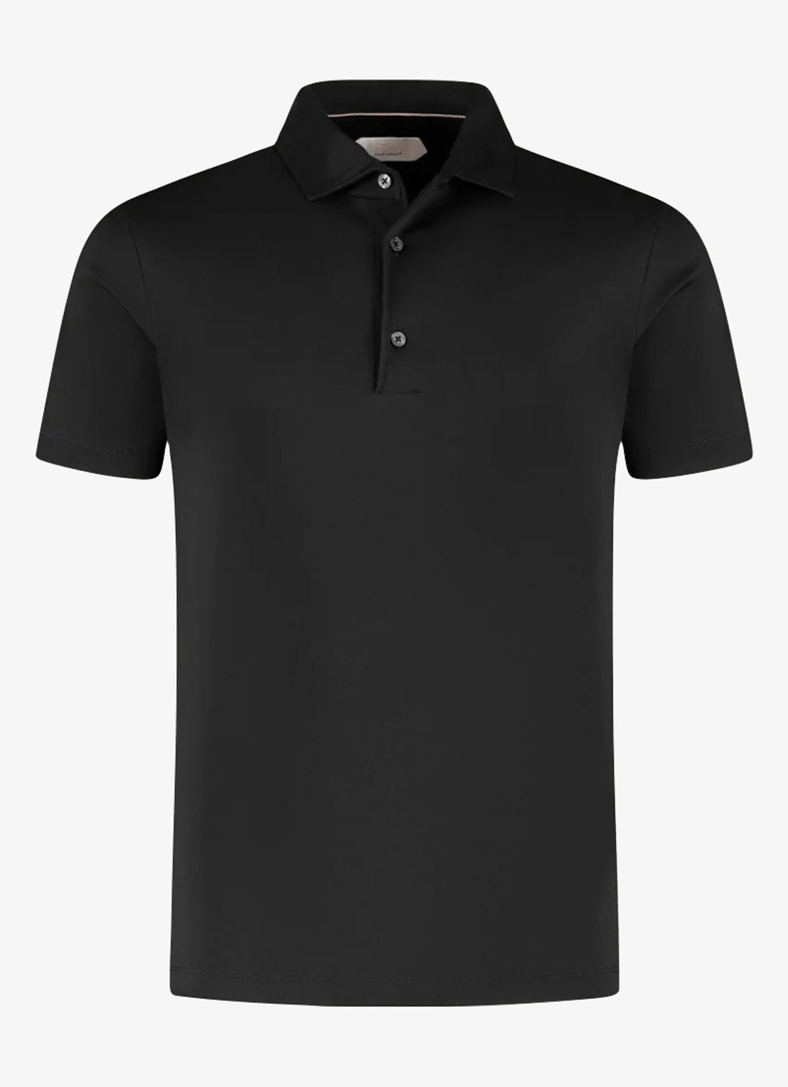 Aurélien Regular fit polo - voorkant black-1
