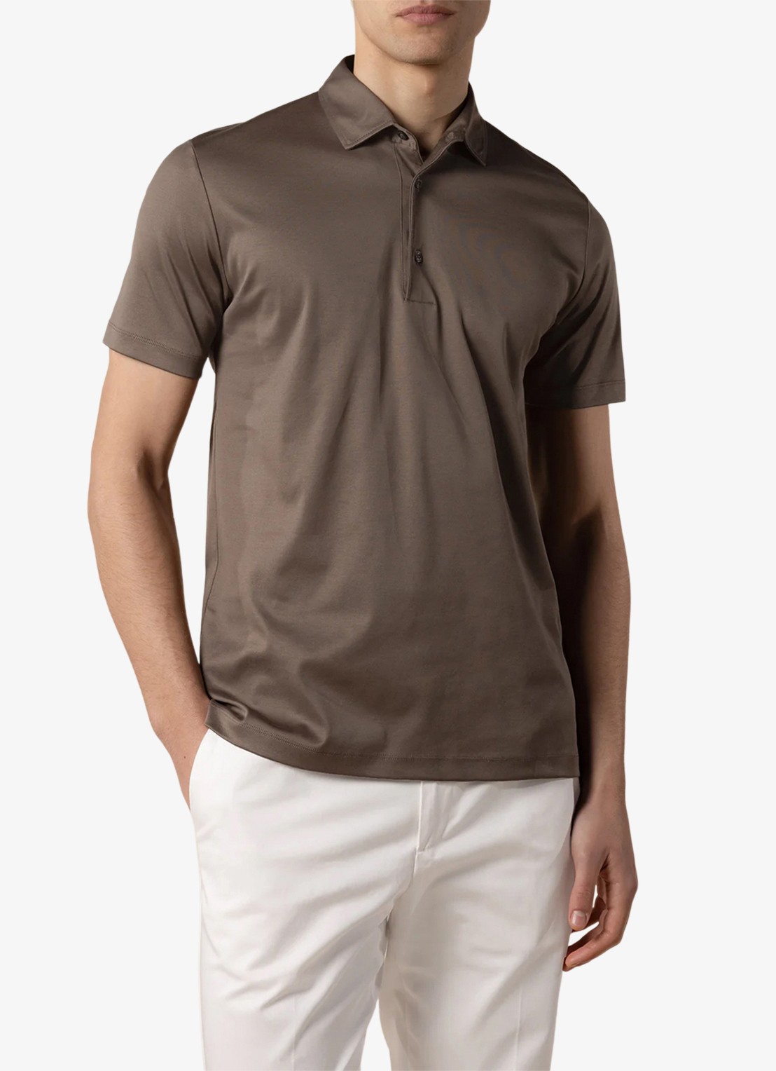Aurélien Regular fit polo - detail 3 ash grey-30