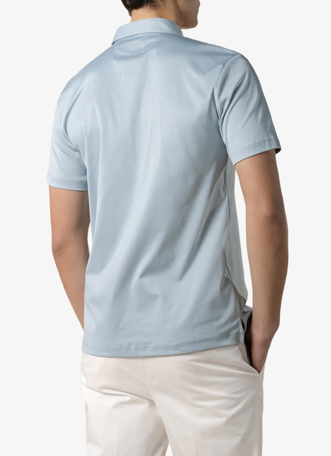 Aurélien Regular fit polo - achterkant 4 cool blue-453