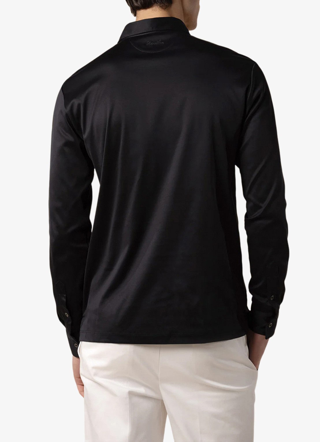 Aurélien Regular fit polo - achterkant black-1