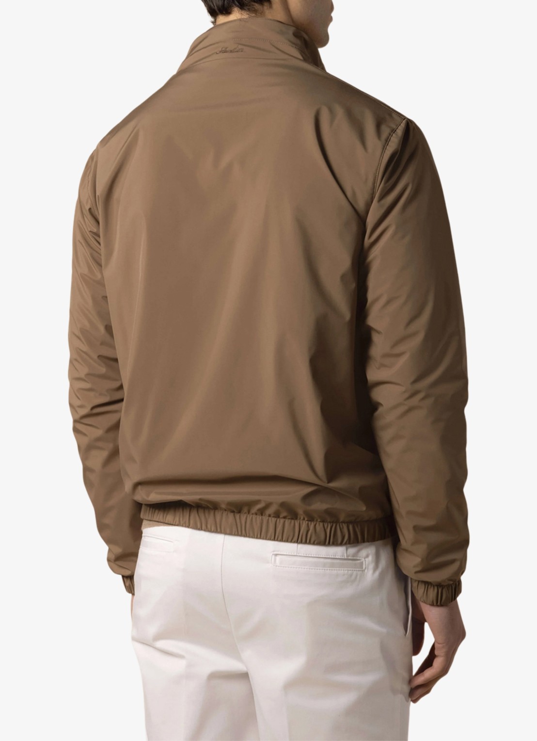 Aurélien Reversible jack met steekzakken - achterkant caramel-261