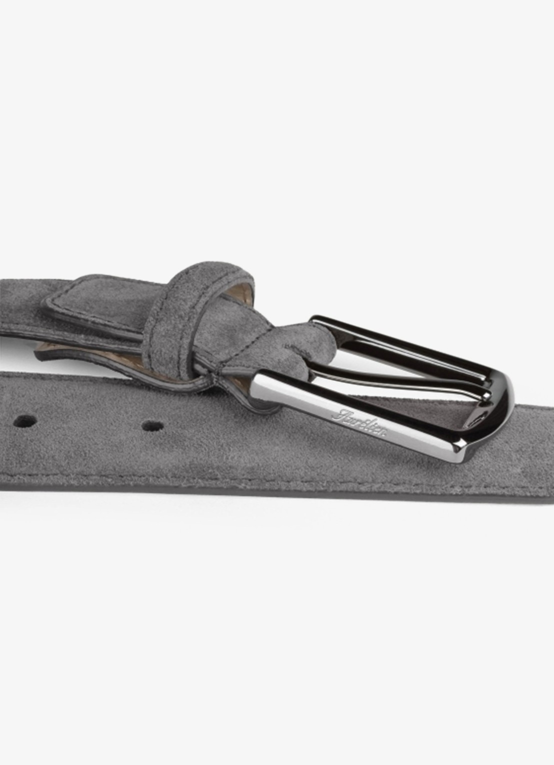 Aurélien Riem van suède - detail grey-60 / grijs