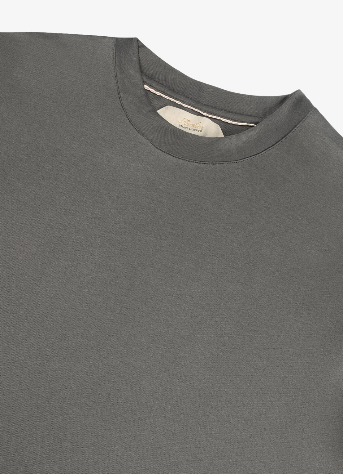 Aurélien T-shirt met ronde hals - detail 4 chocolate-201 / bruin