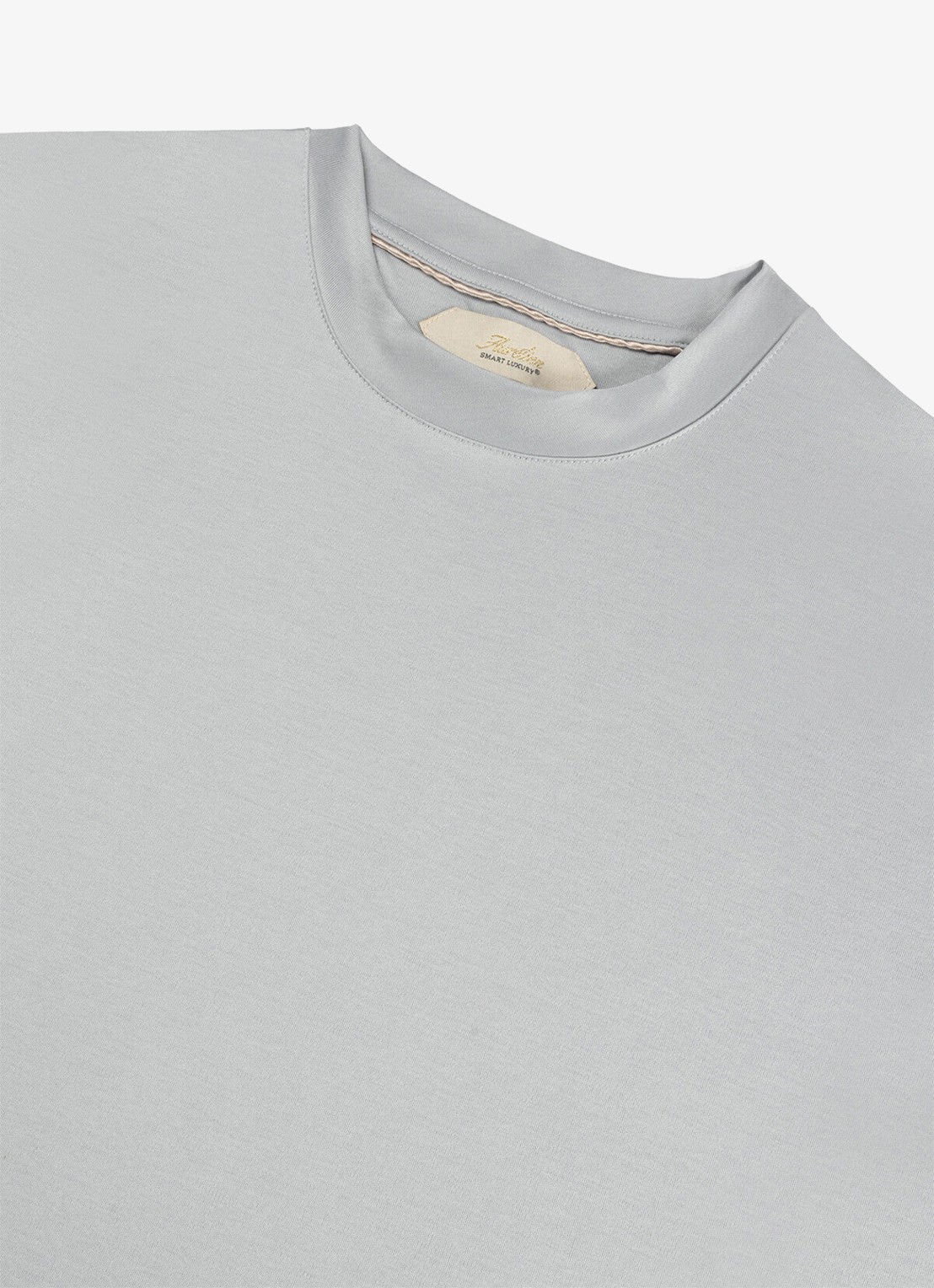 Aurélien T-shirt met ronde hals - detail 2 light grey-50