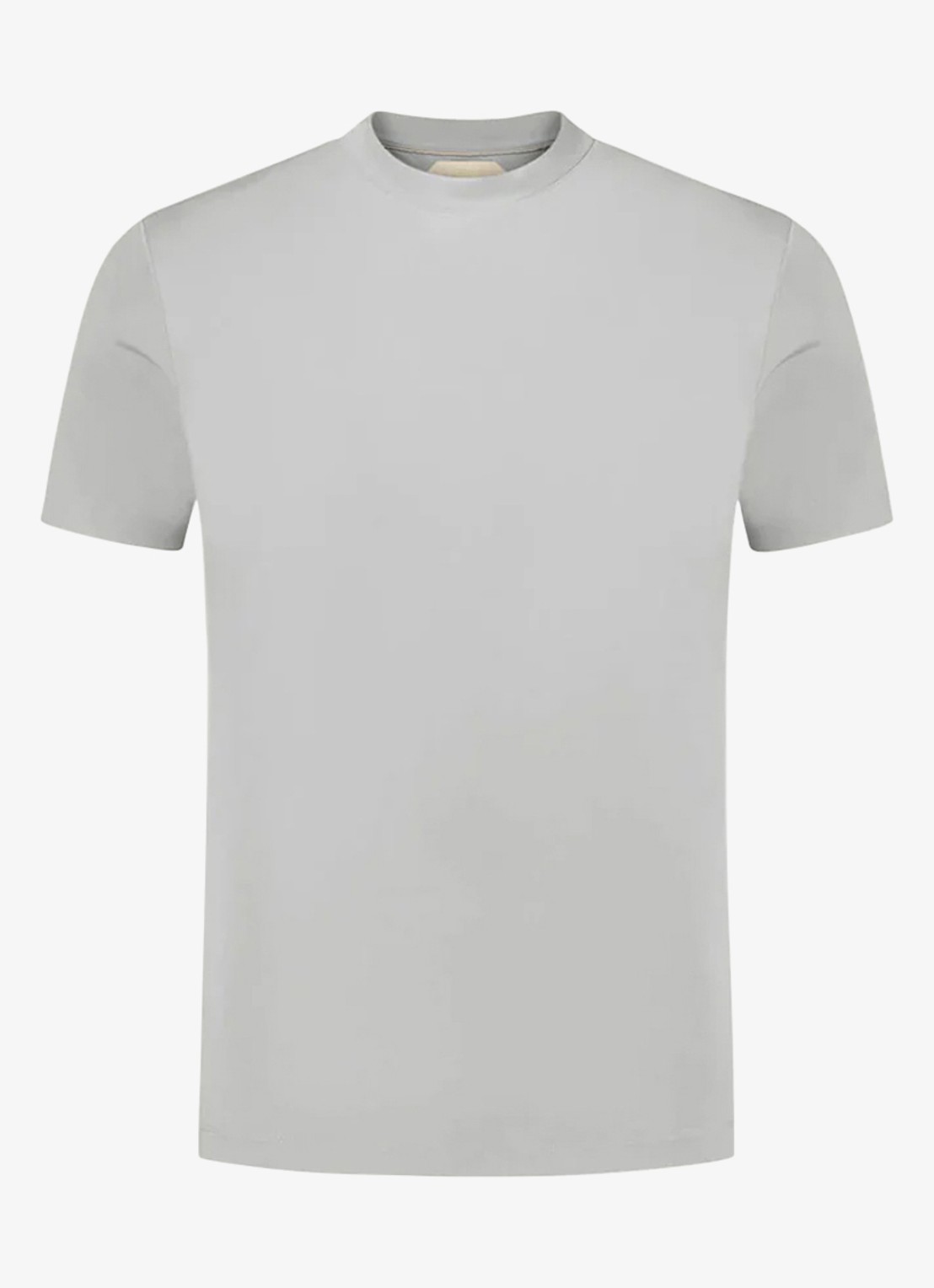Aurélien T-shirt met ronde hals - voorkant light grey-50