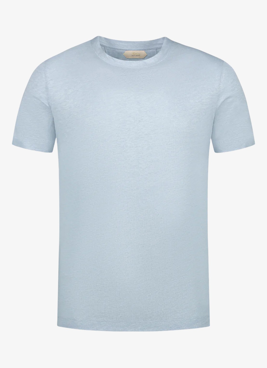 Aurélien T-shirt van linnen - voorkant 6 light blue-450