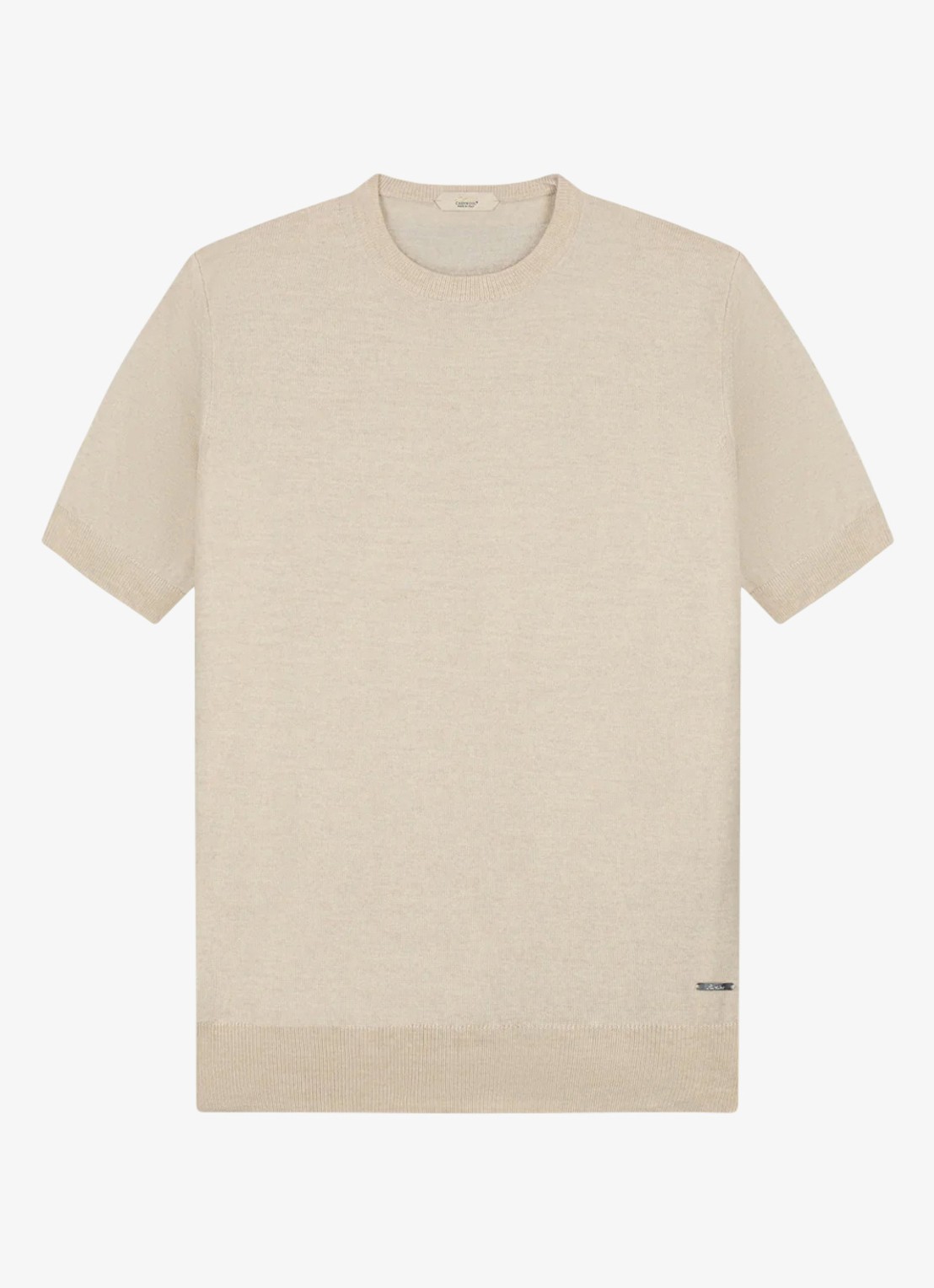 Aurélien T-shirt van merino wol - voorkant 5 light beige-271 / beige