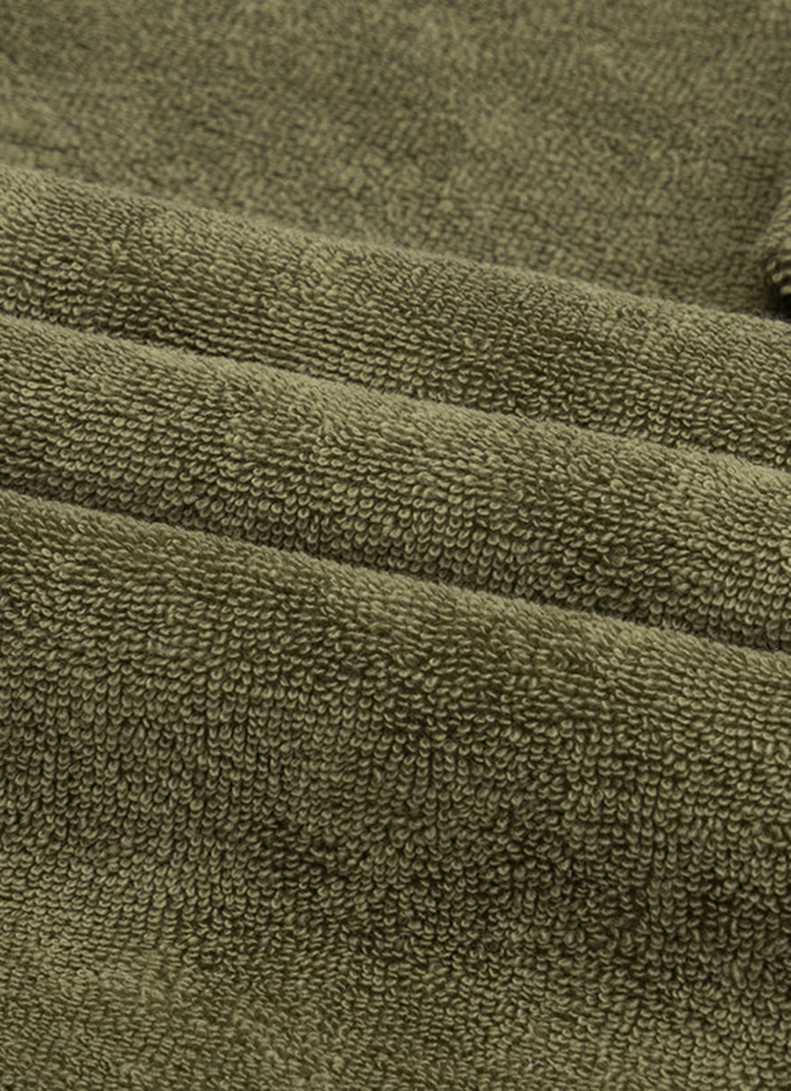 Aurélien Terry regular fit polo van badstof - detail 5 olive-300