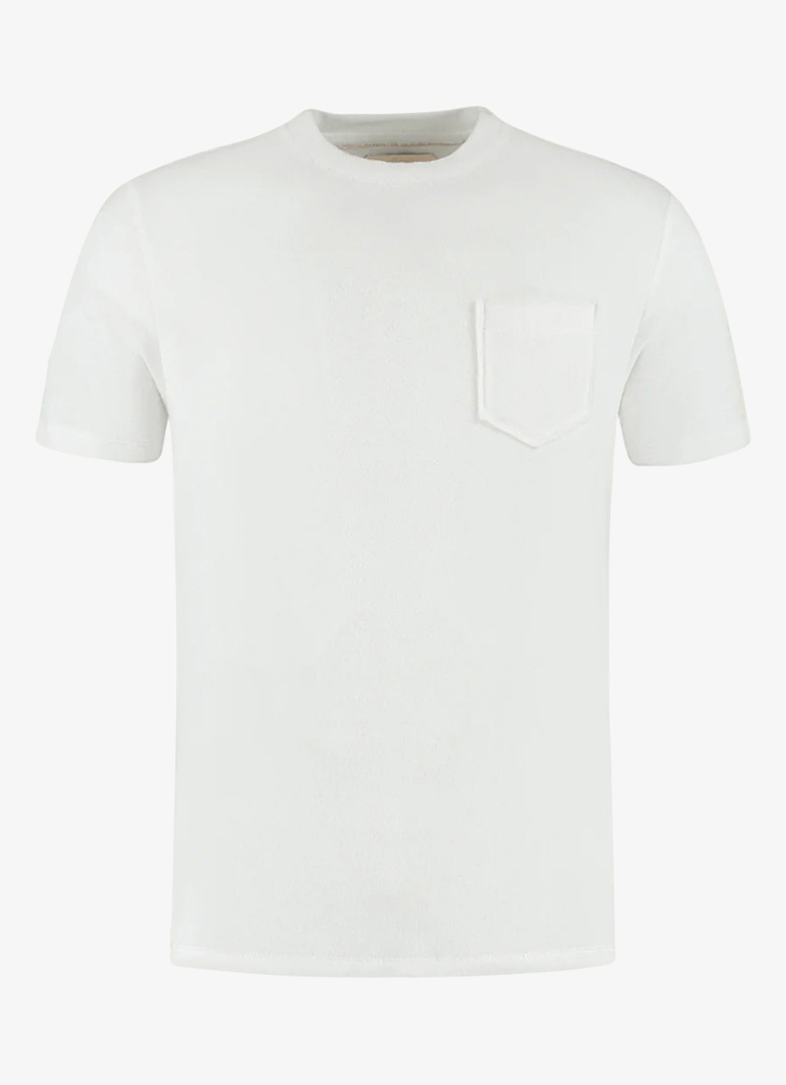 Aurélien Terry Towelling T-Shirt - voorkant 6 white-110