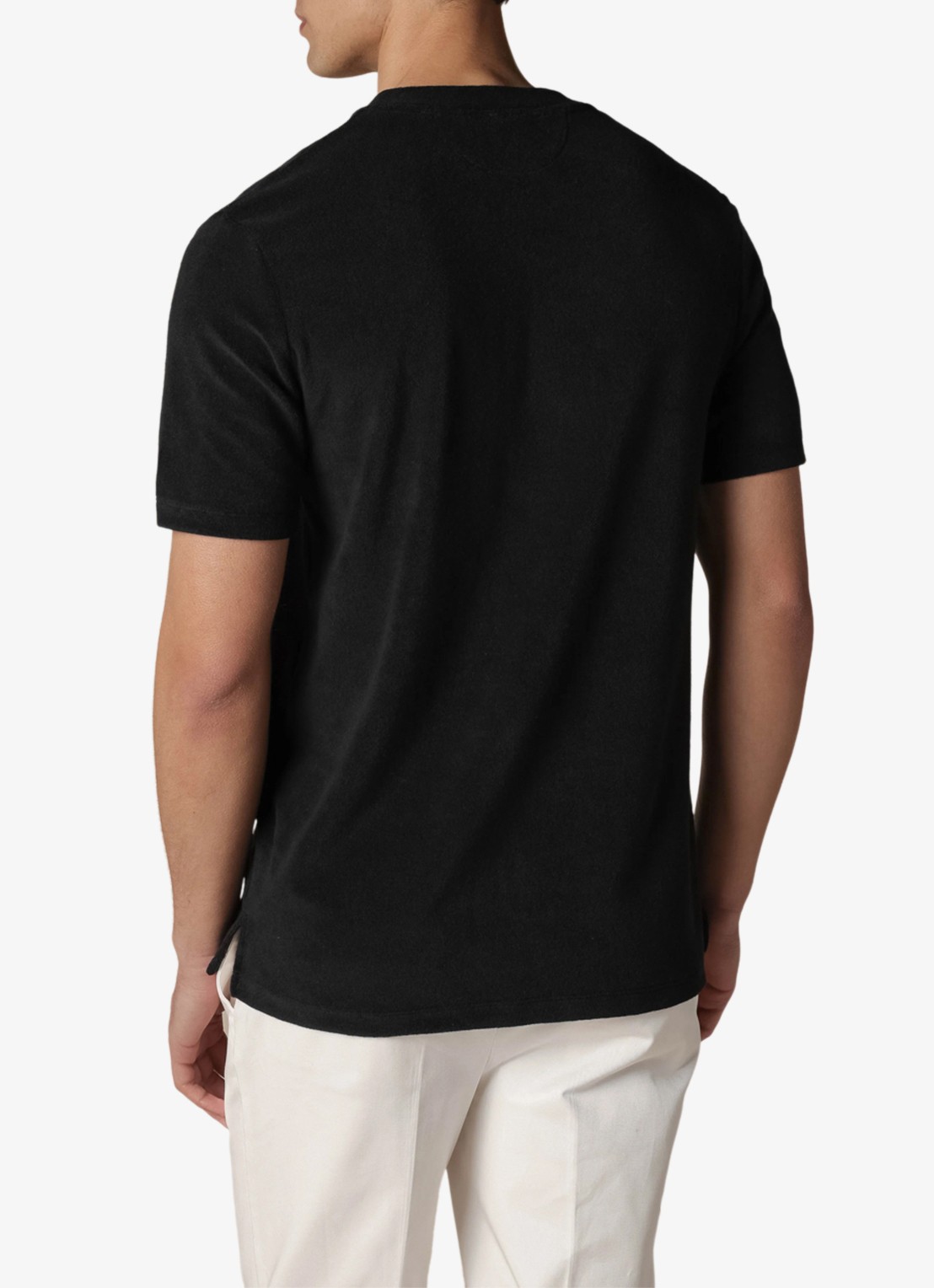 Aurélien Terry Towelling T-Shirt - achterkant 3 black-1