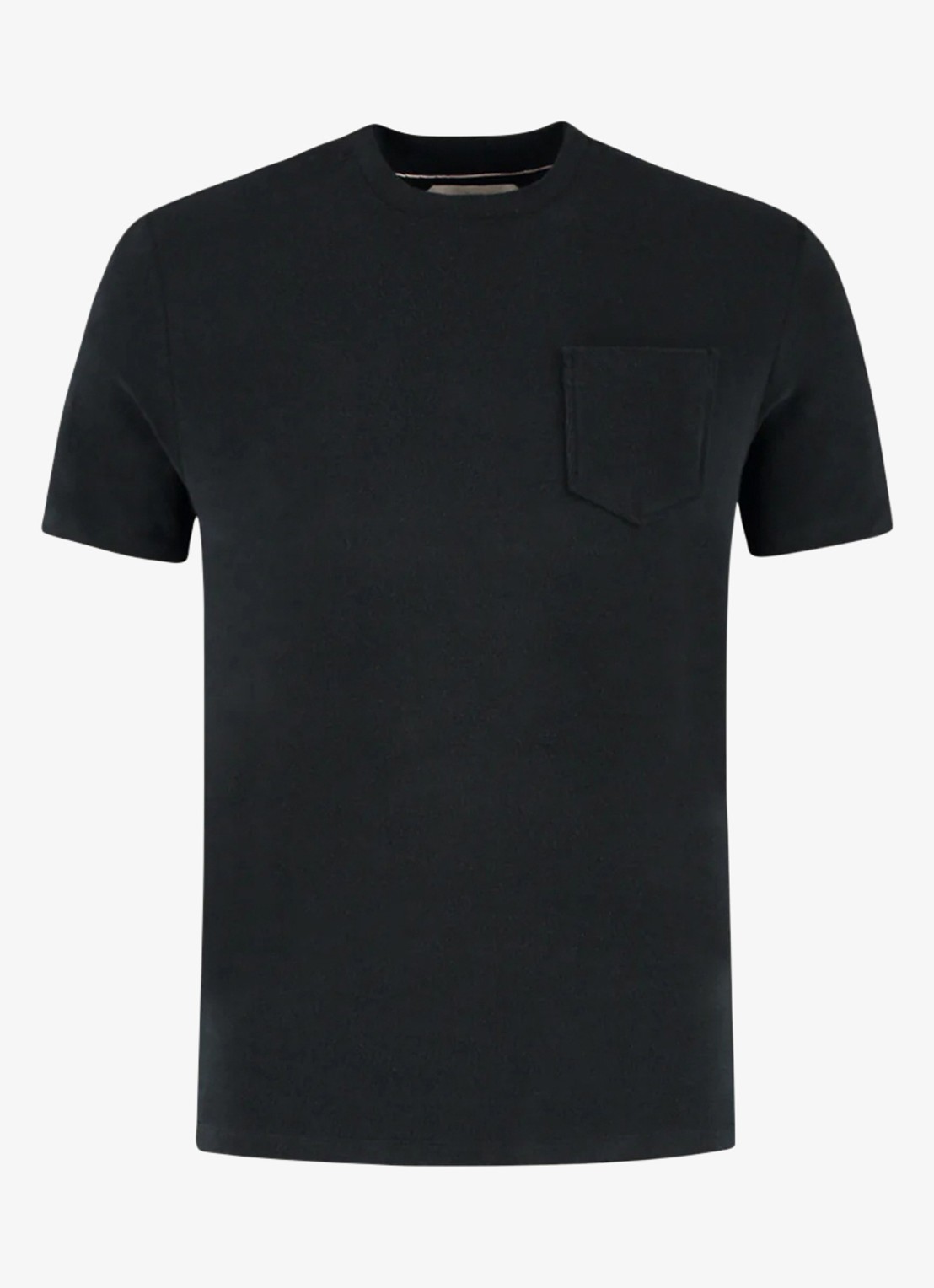 Aurélien Terry Towelling T-Shirt - voorkant black-1