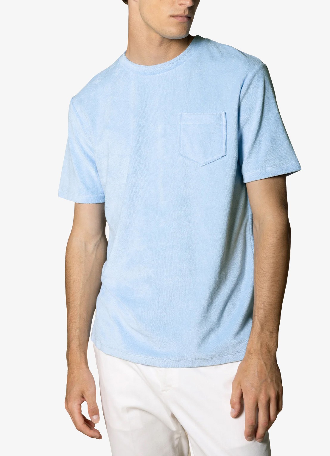 Aurélien Terry Towelling T-Shirt - detail 3 light beige-271 / beige
