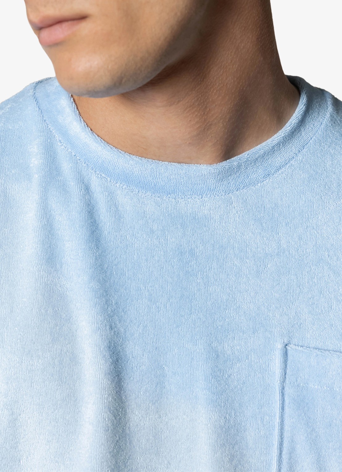 Aurélien Terry Towelling T-Shirt - detail 4 light beige-271 / beige