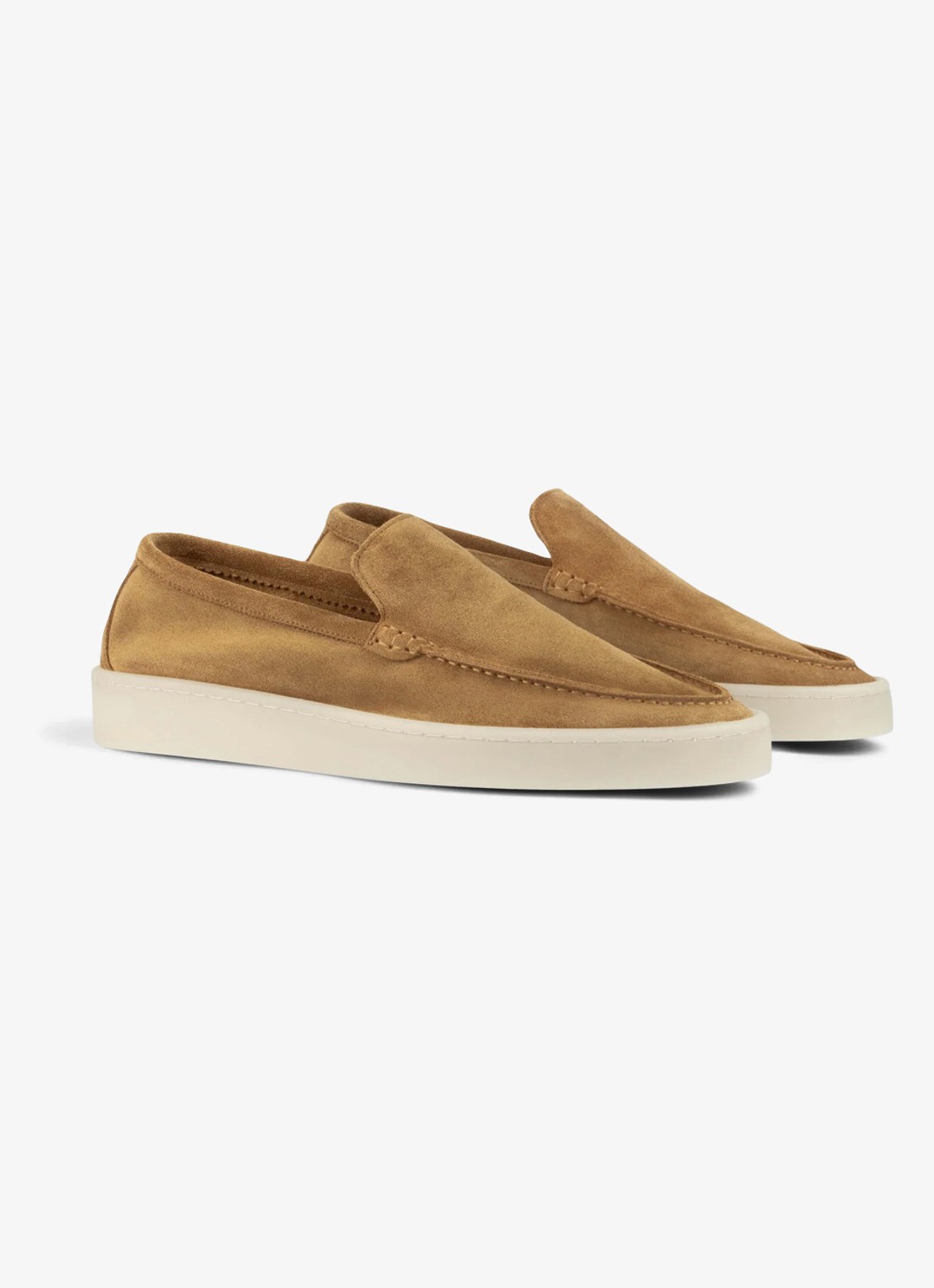 Aurélien Urban loafer van suède - voorkant 2 beige-260 / beige