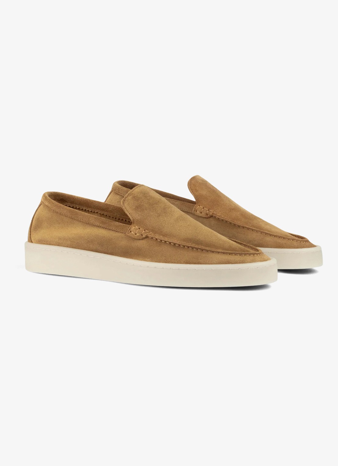 Aurélien Urban loafer van suède - voorkant 6 beige-260