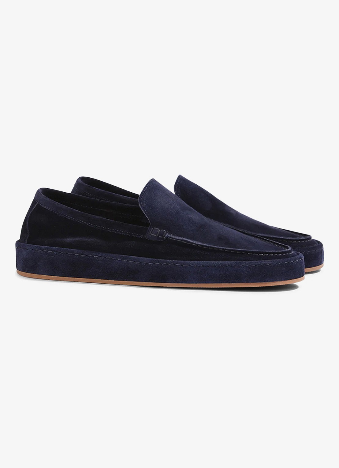 Aurélien Voyager loafer van suède - detail dark navy-411 / blauw