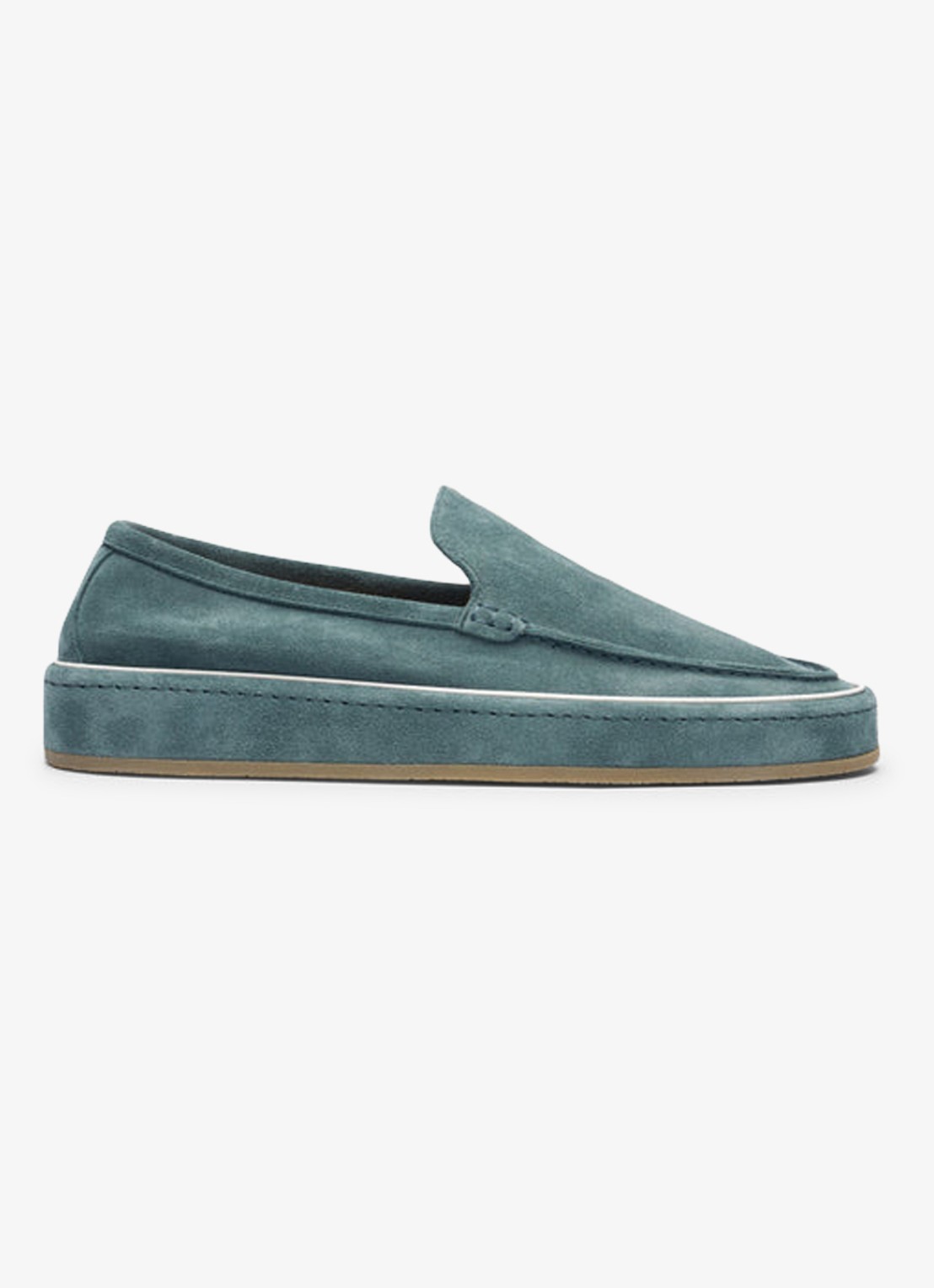 Aurélien Voyager loafer van suède - voorkant sea green-301