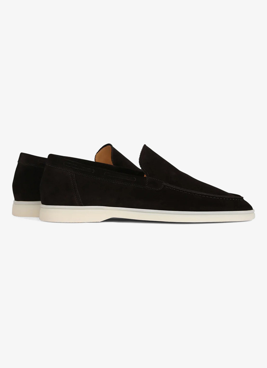 Aurélien Yacht loafer van suède - achterkant 3 black-1 / zwart