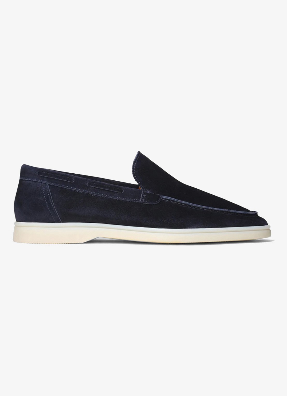 Aurélien Yacht loafer van suède - voorkant 2 navy-410