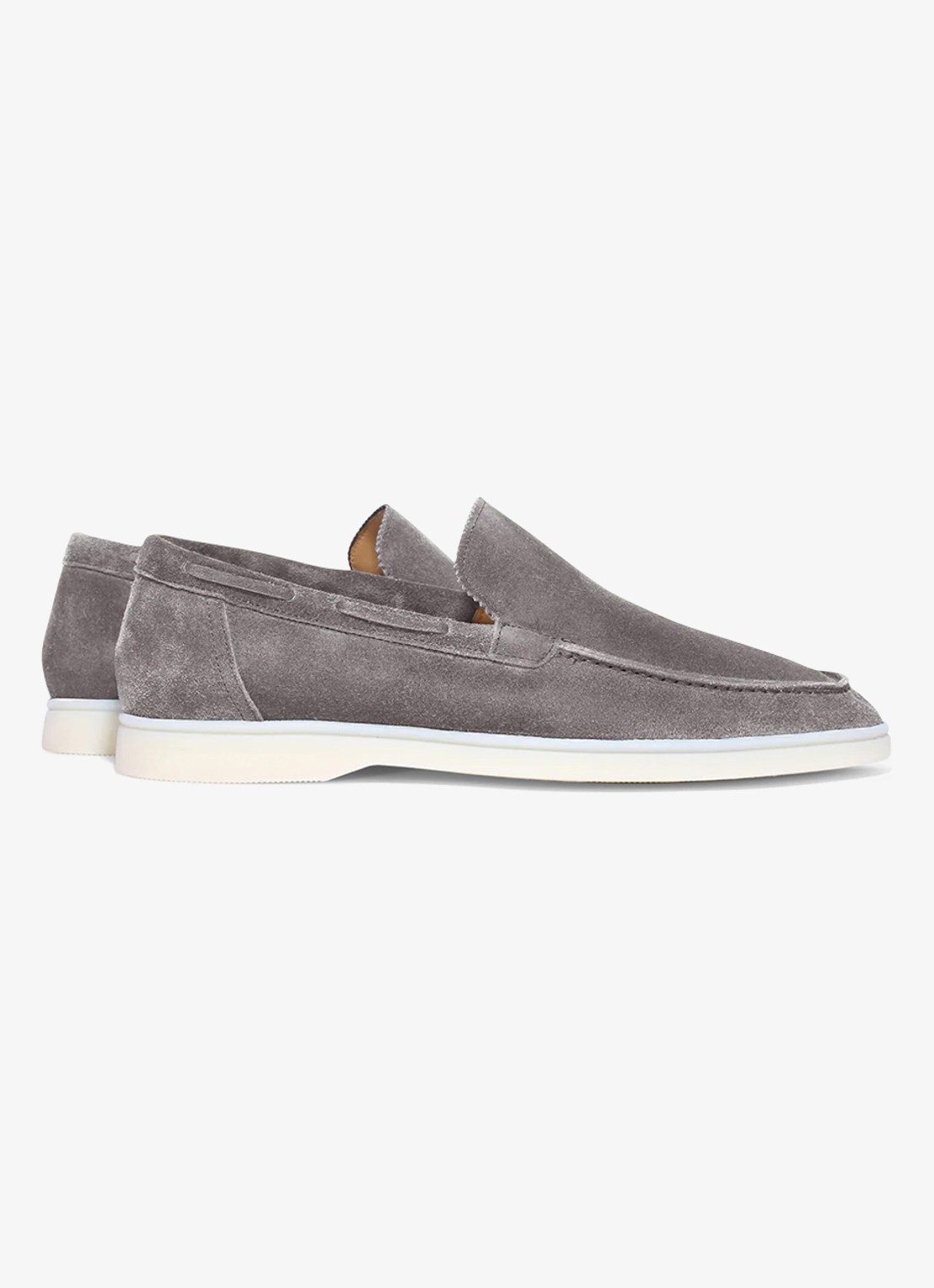 Aurélien Yacht loafer van suède - achterkant grey-60 / grijs