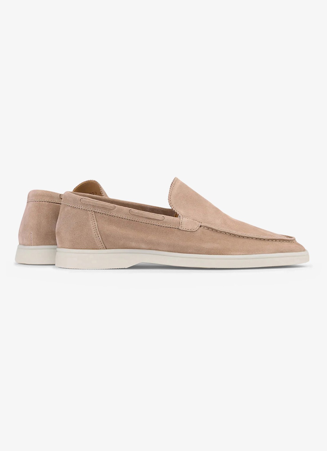 Aurélien Yacht loafer van suède - achterkant 8 beige-260 / beige