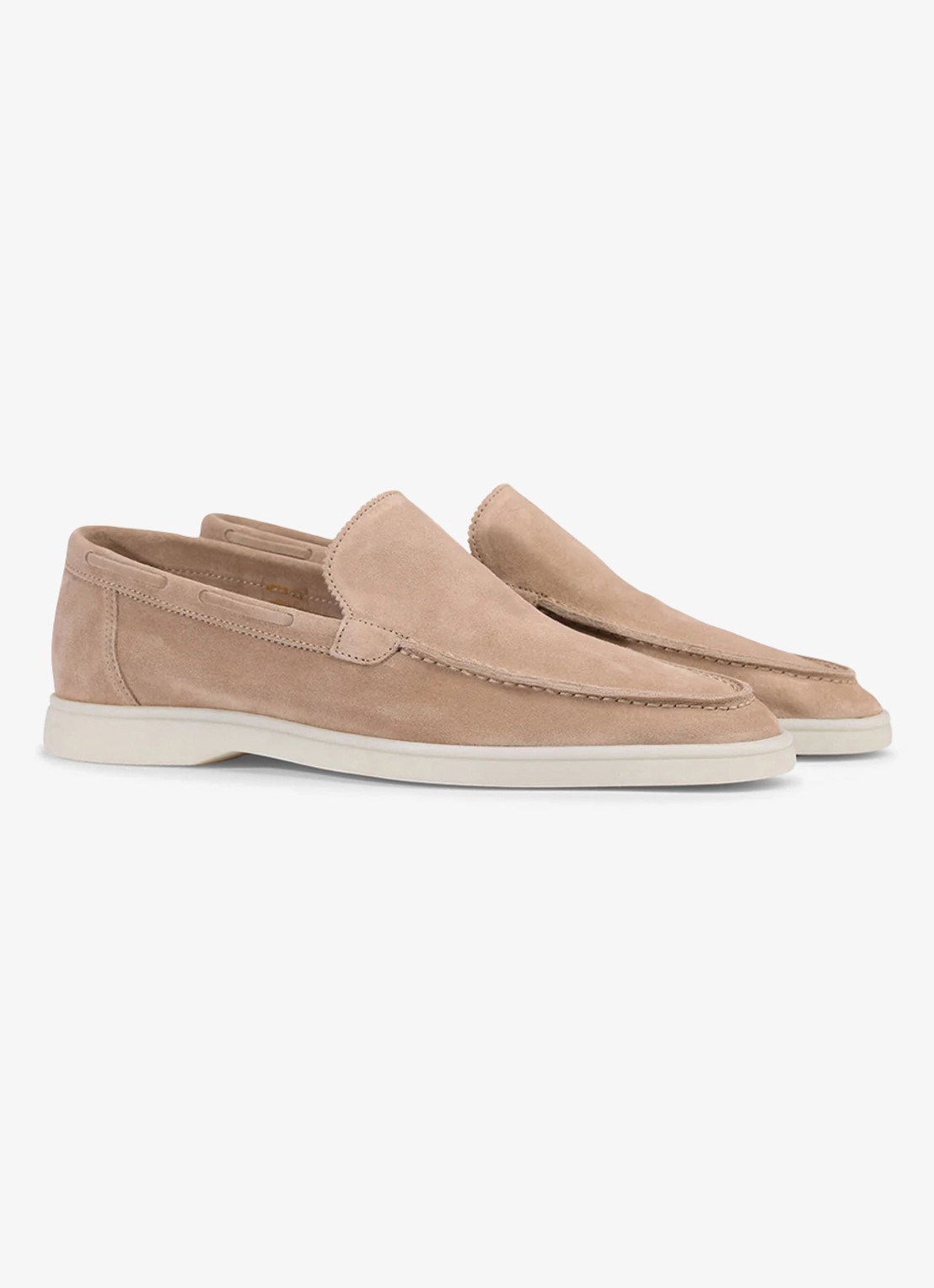 Aurélien Yacht loafer van suède - detail beige-260 / beige