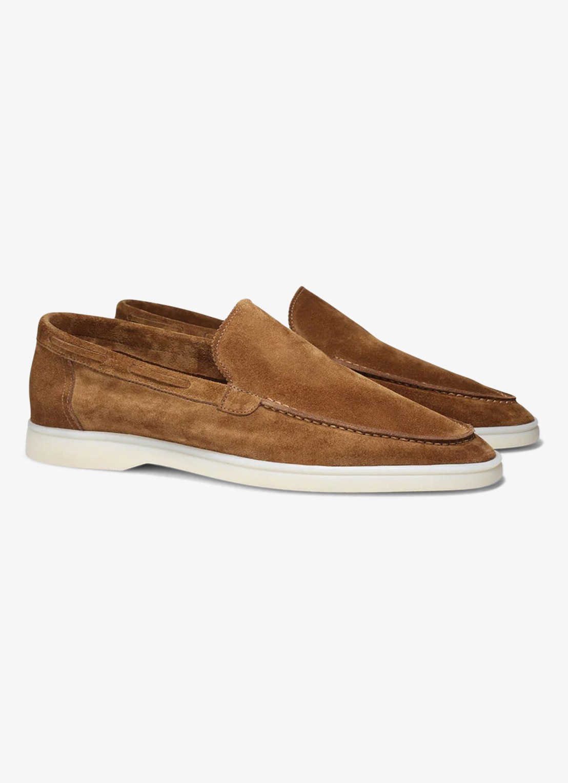Aurélien Yacht loafer van suède - detail caramel-261