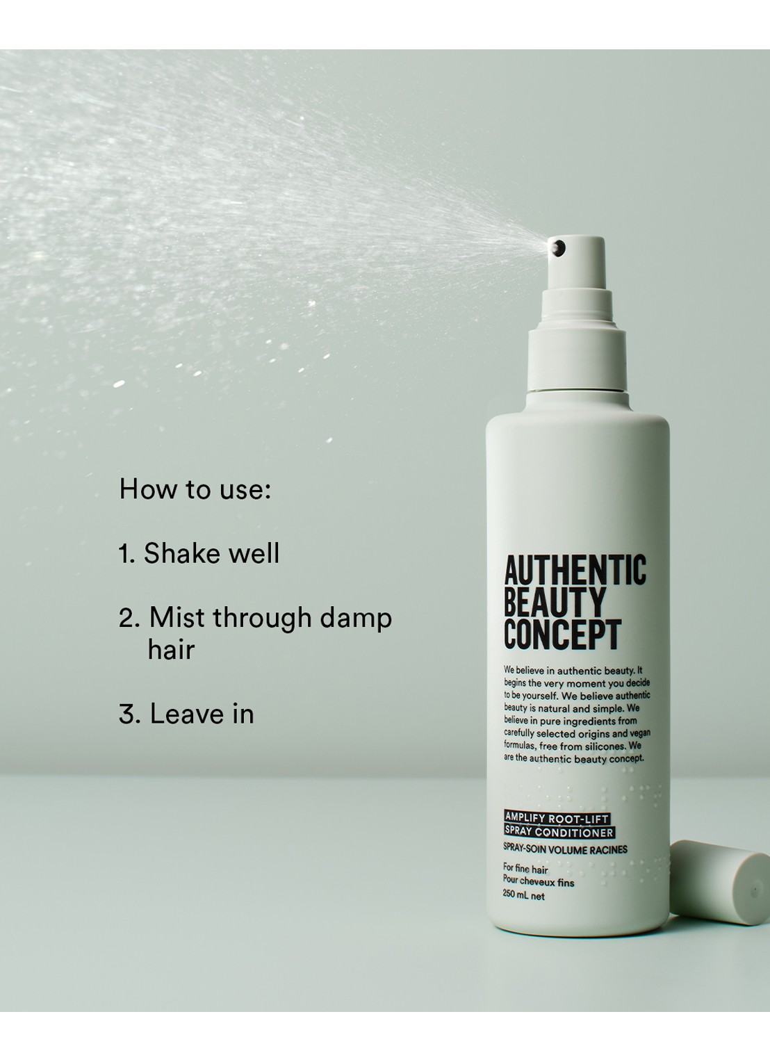 Authentic Beauty Concept Amplify Root-Lift Spray Conditioner - leave-in conditioner - detail 3 undefined