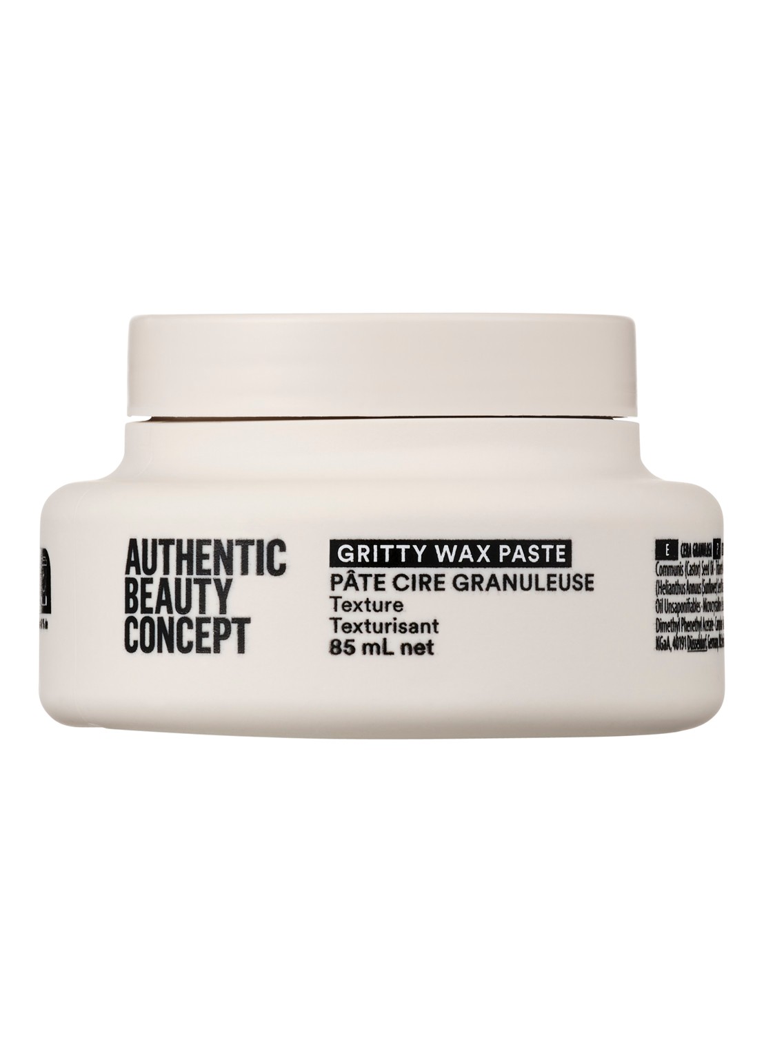 Authentic Beauty Concept  Gritty Wax Paste - haarwax - voorkant undefined