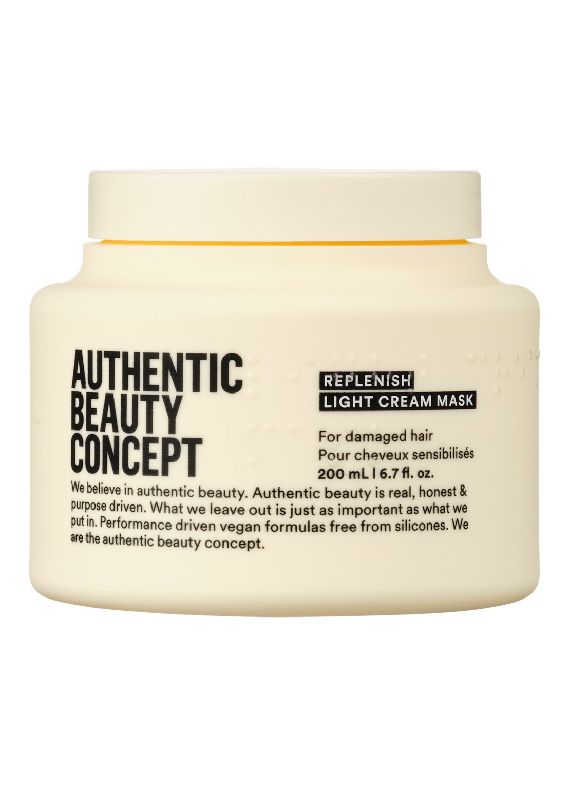 Authentic Beauty Concept Replenish Light Cream Mask - haarmasker - voorkant 3 undefined