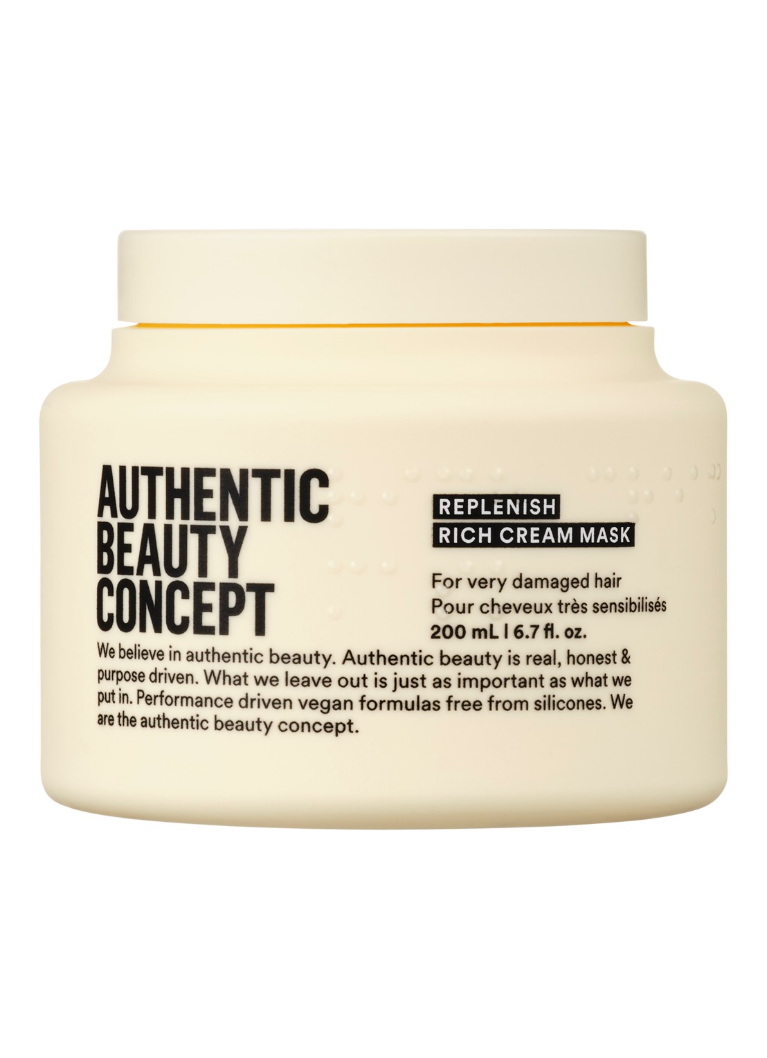 Authentic Beauty Concept Replenish Rich Cream Mask - haarmasker - voorkant 4 undefined