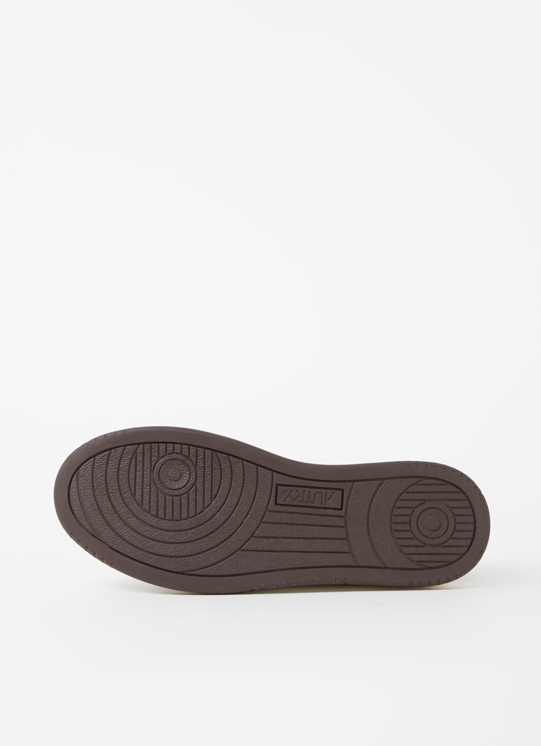 Autry Medalist Low Canvas sneaker van leer - detail 4 donkerbruin