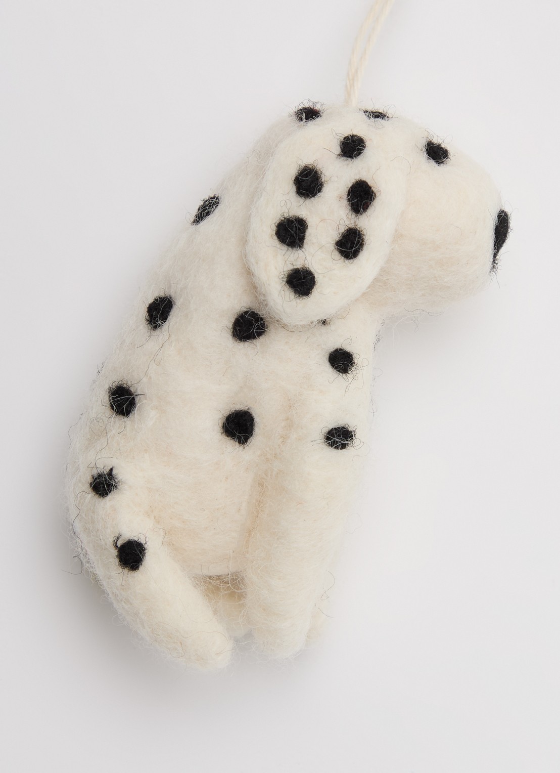 Aveva Dalmatiër kersthanger 9 cm  - detail 3 wit