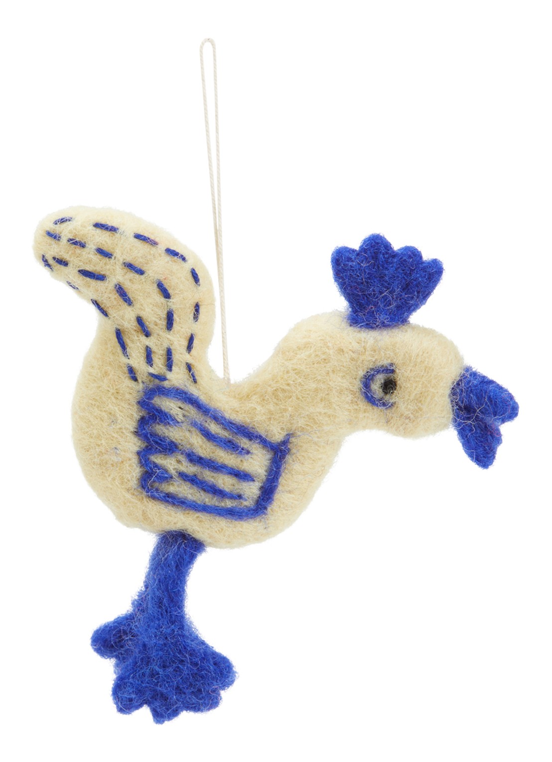 Aveva Funky rooster S decoratie  - voorkant beige