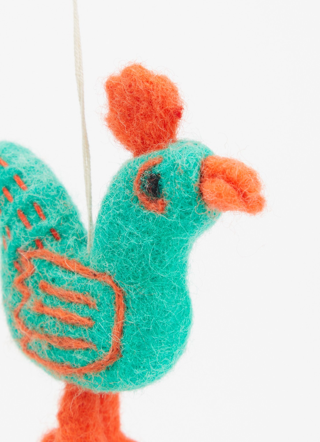 Aveva Funky rooster S decoratie  - voorkant 2 groen