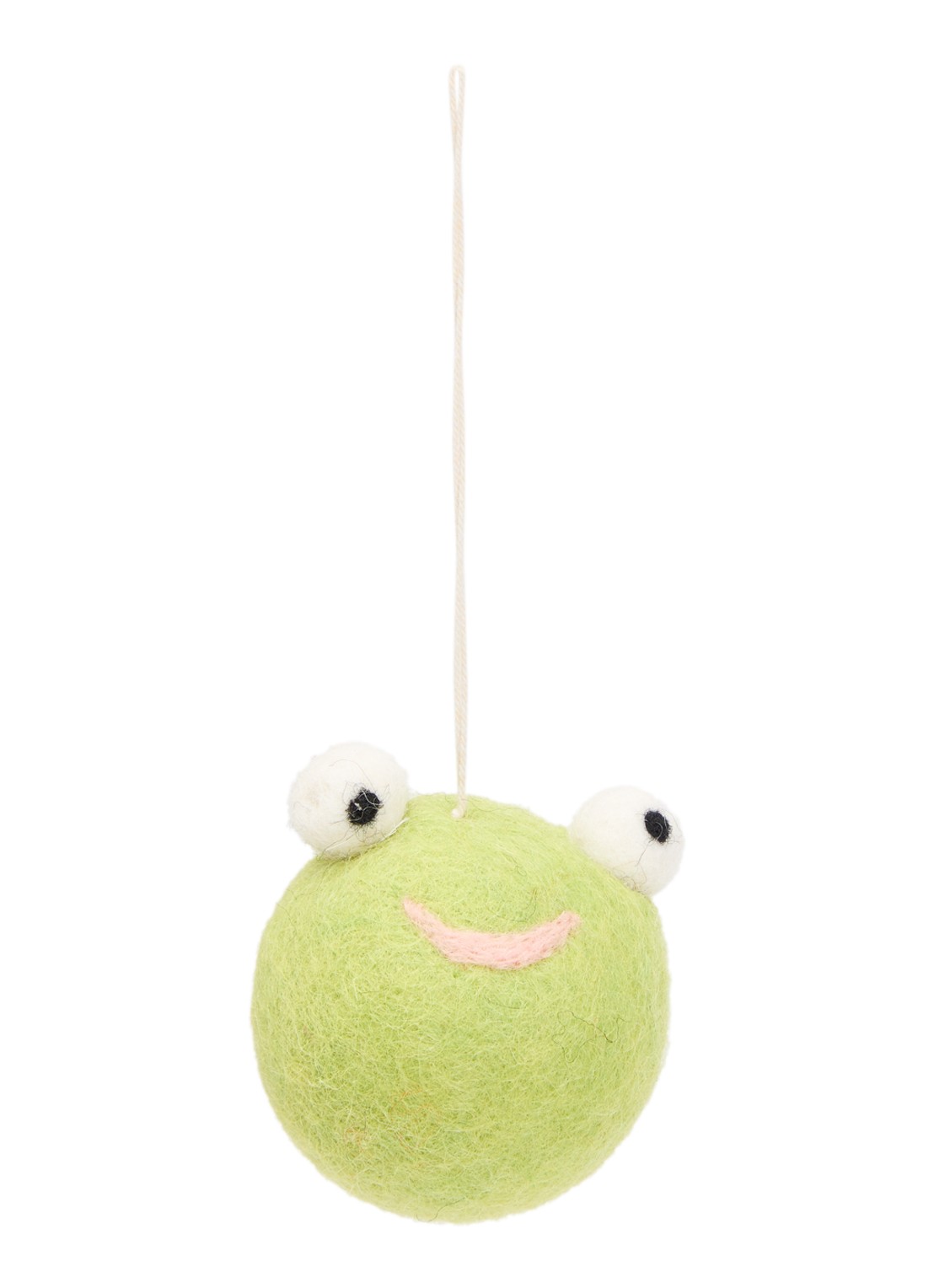 Aveva Kikker kersthanger 5 cm - voorkant 2 groen