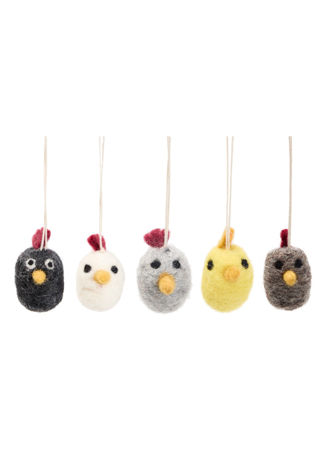 Aveva Little hangings little chickens decoratie  - voorkant multicolor