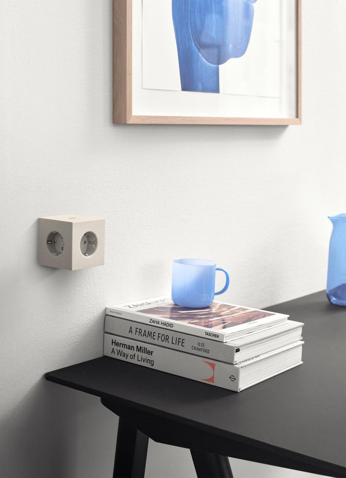 Avolt Square 2 Dual USB-C stekkerdoos 30W - voorkant 2 beige