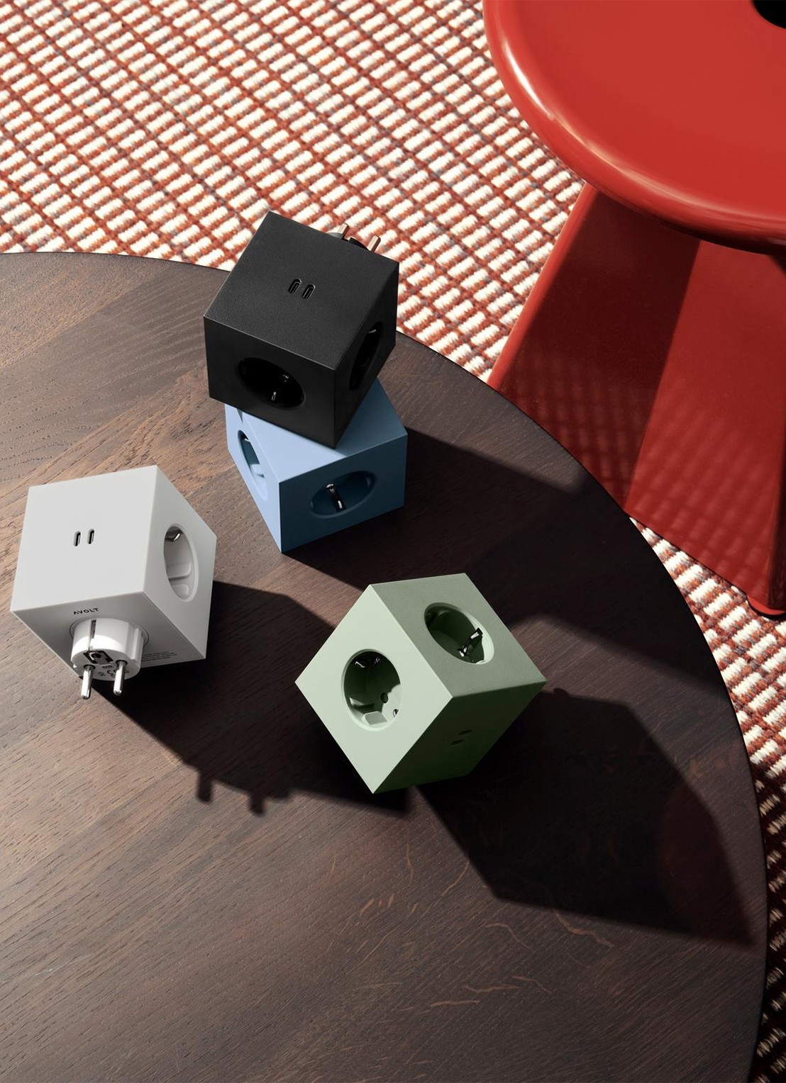 Avolt Square 2 Dual USB-C stekkerdoos 30W - detail 3 grijs