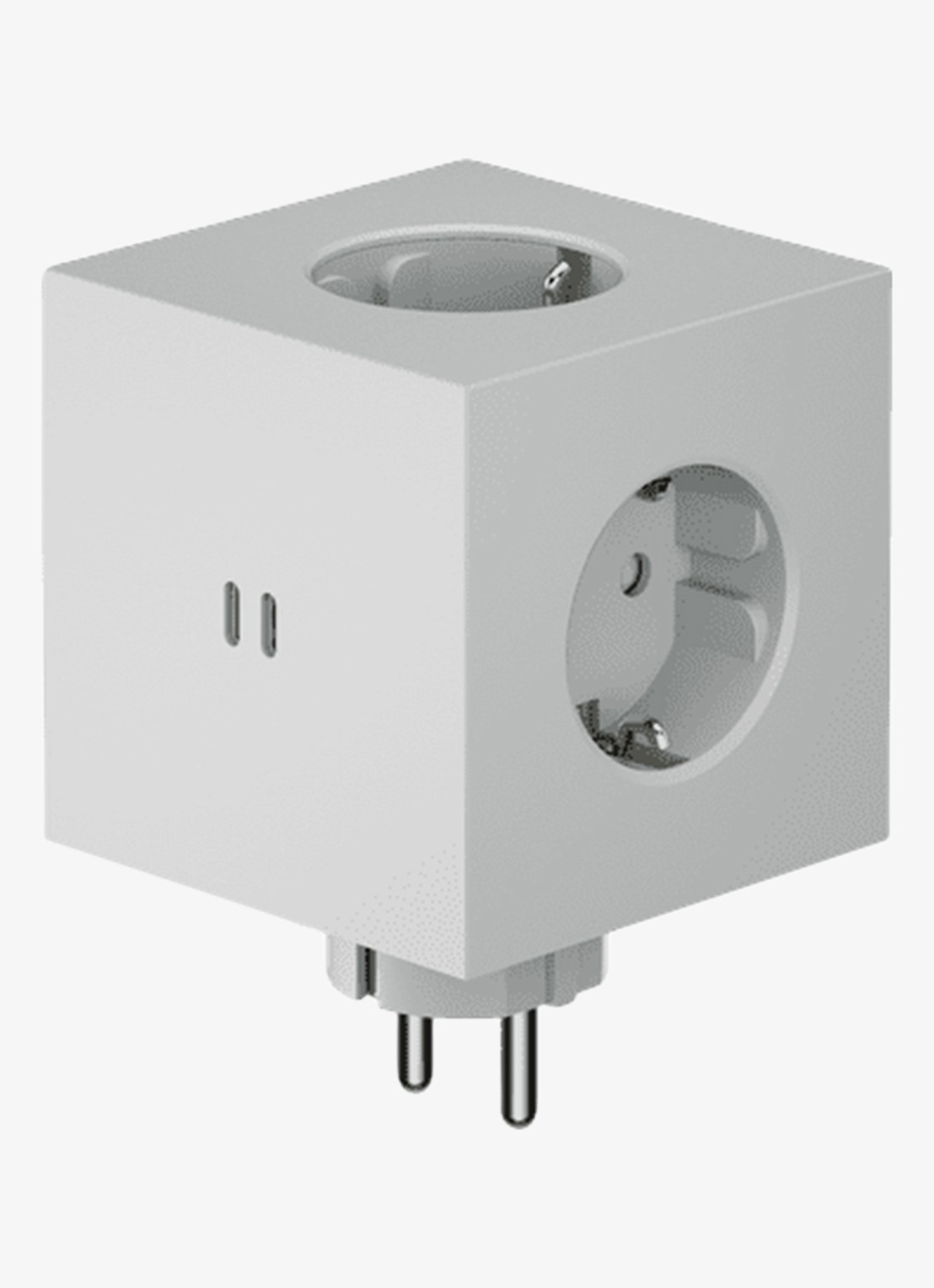 Avolt Square 2 Dual USB-C stekkerdoos 30W - voorkant grijs