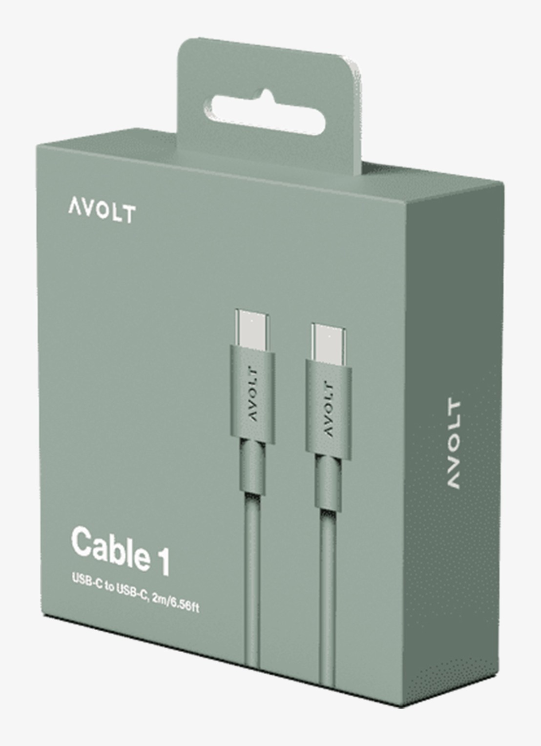 Avolt USB-C to USB-C kabel 100W - 2 meter - detail 3 groen