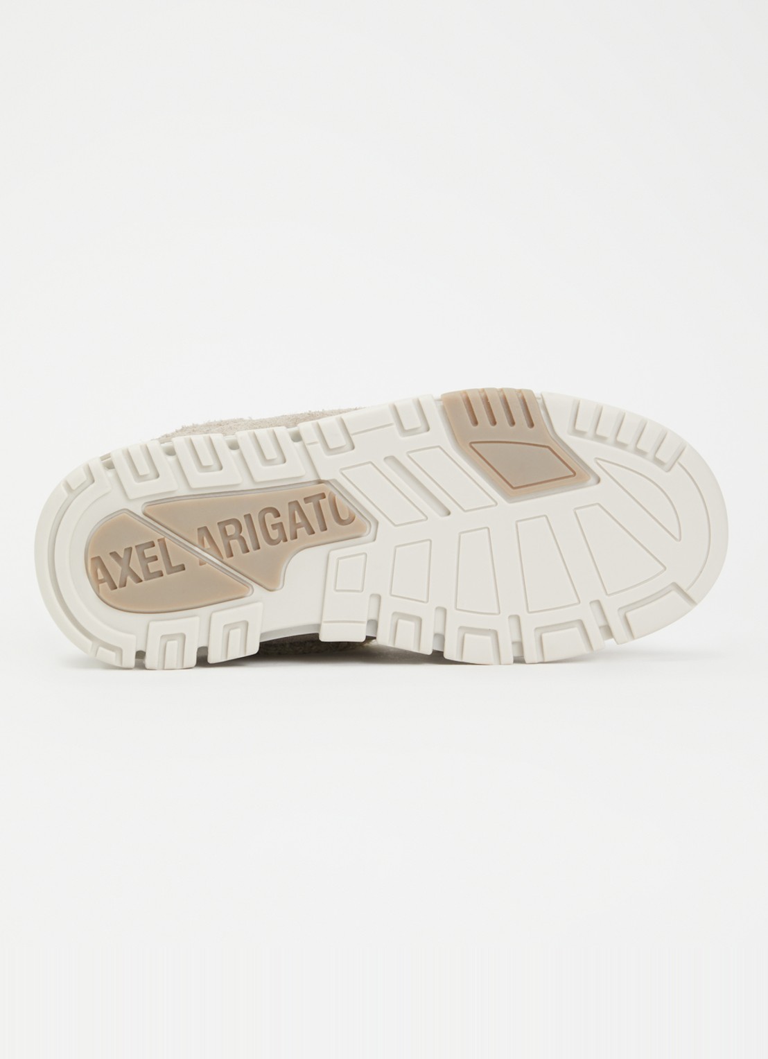 Axel Arigato Area Lo Label sneaker van leer van suède - detail 5 taupe