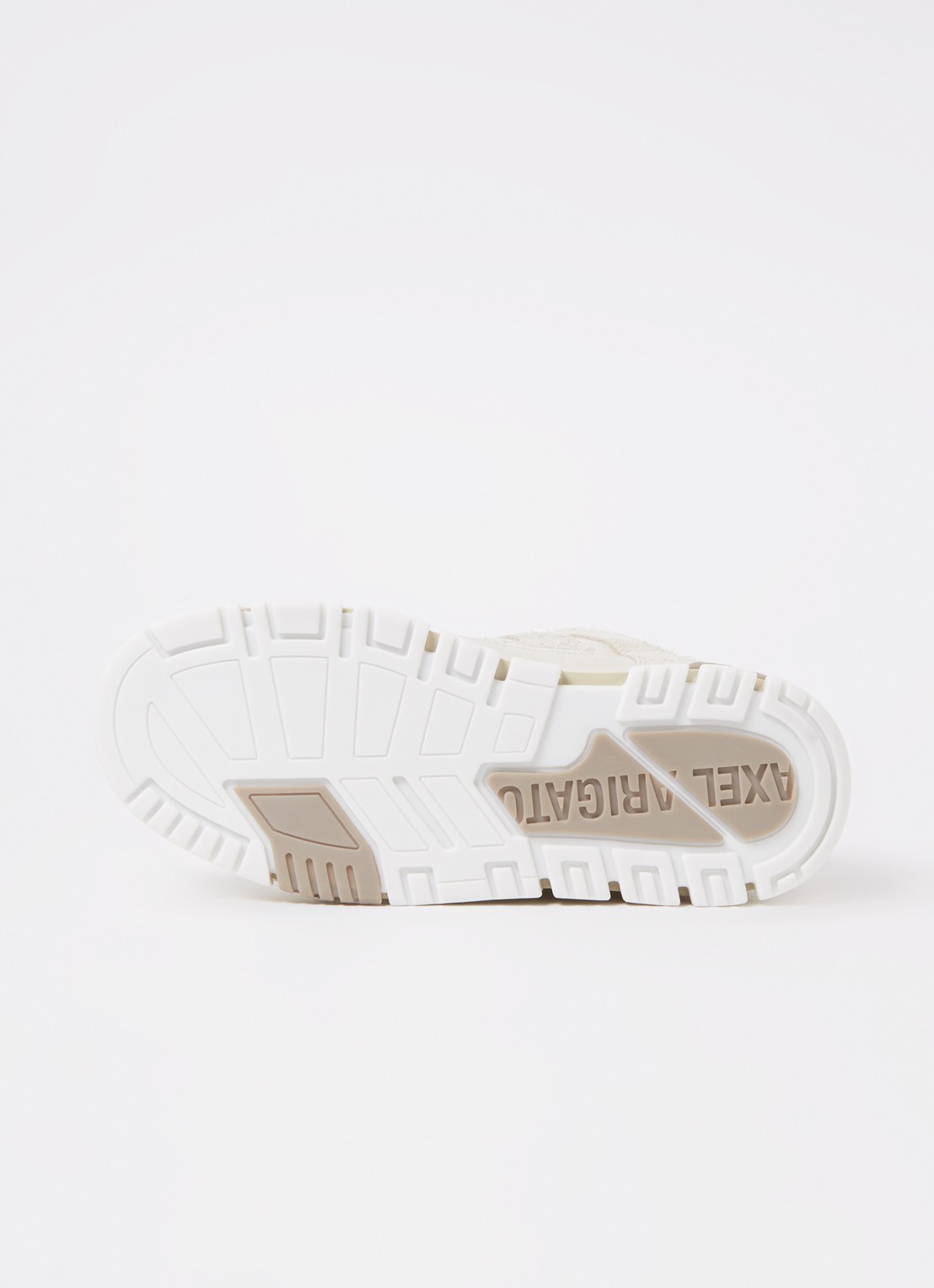 Axel Arigato Area Lo sneaker van leer met suède details - detail 6 gebroken wit
