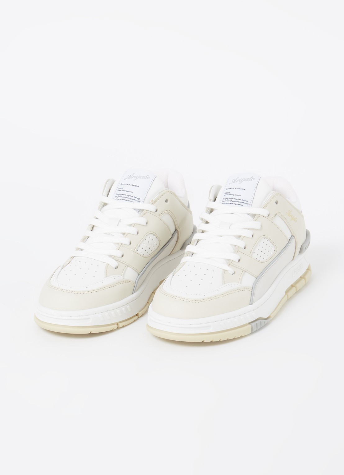Axel Arigato Area Lo sneaker van leer  - detail wit