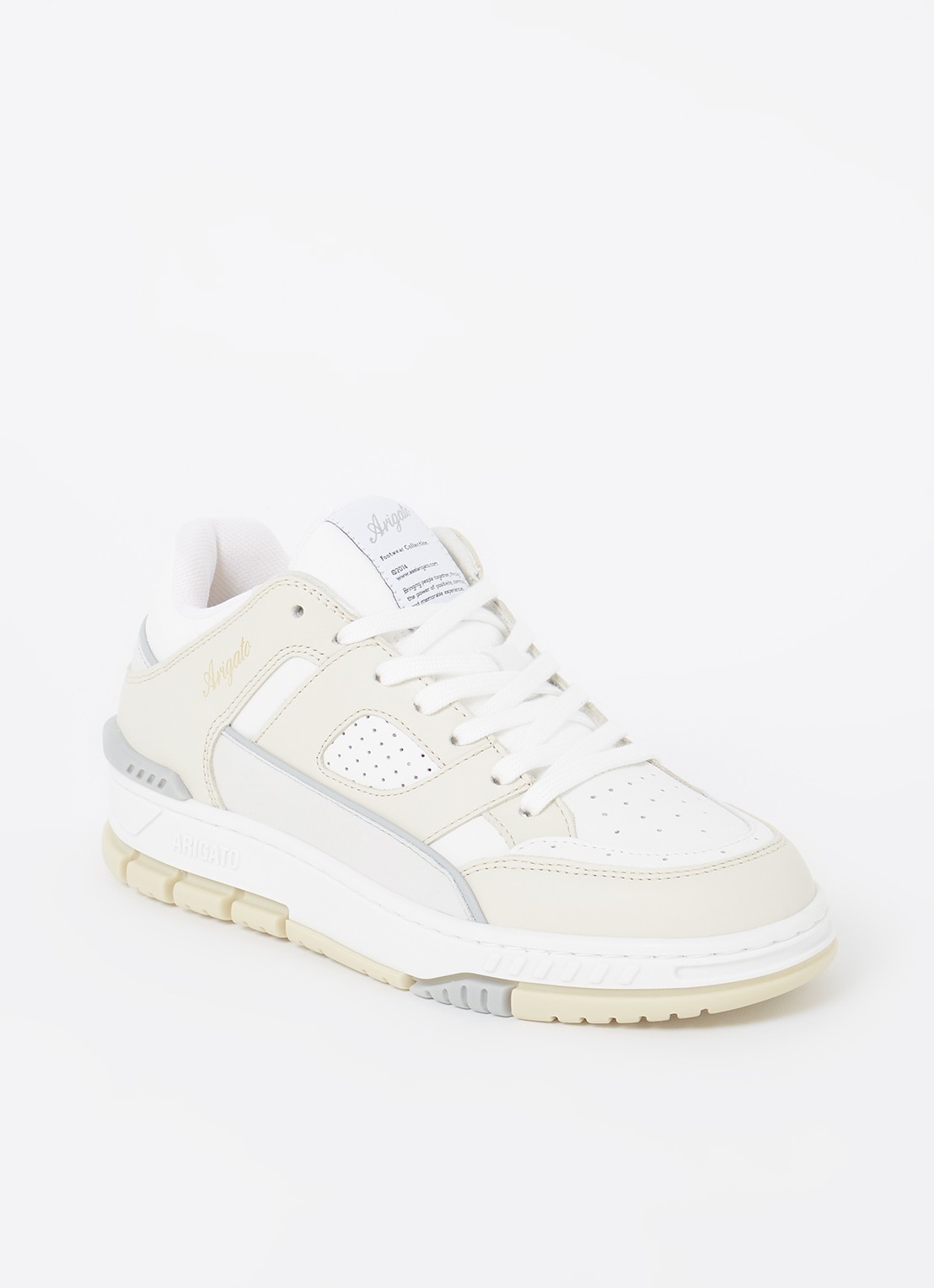 Axel Arigato Area Lo sneaker van leer  - voorkant 5 wit