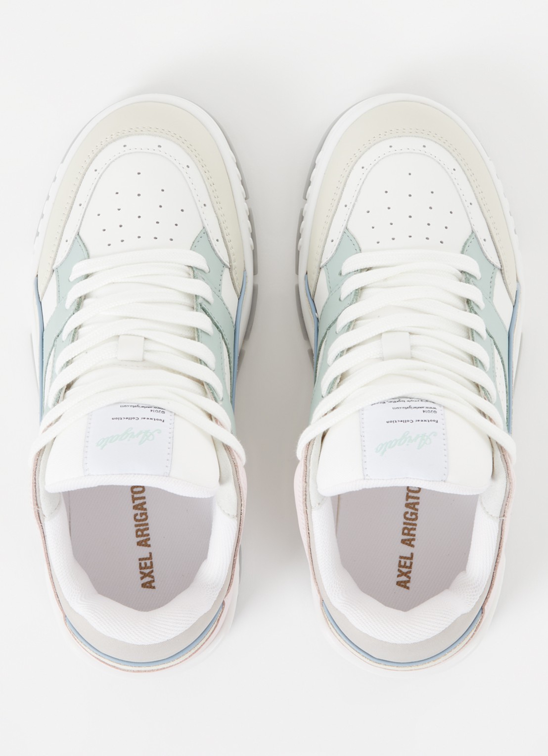 Axel Arigato Area Lo sneaker van leer  - detail 5 zeegroen